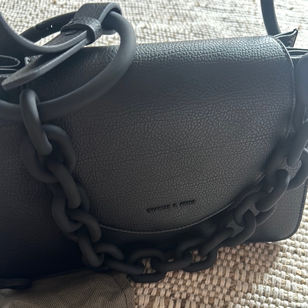 Charles & Keith Black Handbag